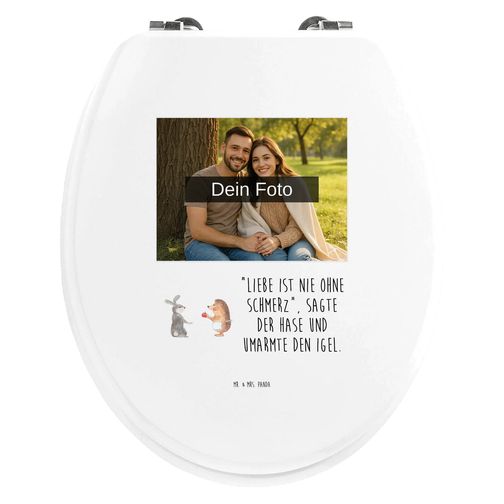 Personalisierter Foto WC Sitz Motiv Hase Igel Personalisierte Klobrille, Toilettendeckel mit Namen, Personalisierter Toilettendeckel mit Foto, Personalisierter WC-Sitz, Personalisierter Klodeckel, WC Sitz mit Namen, Tiermotive, Gute Laune, lustige Sprüche, Tiere, Spruch romantisch, Igel, Igel und Hase, Liebeskummer Geschenk, Trösten, Liebe Spruch, Herzschmerz, Hase, Trennungsschmerz