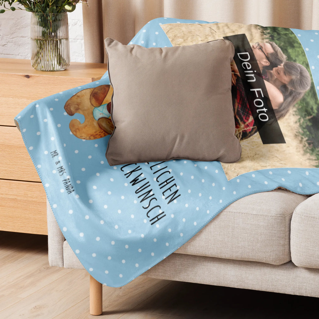 Sherpa Photo Cuddle Blanket bear infant Foto Kuscheldecke, Teddy, Bär, Teddybär, Neffe, Taufe, Glückwunsch, Eltern, Enkelin, Enkel, Geburtstag, Täufling, Mutter, Baby, Nichte, Geburt