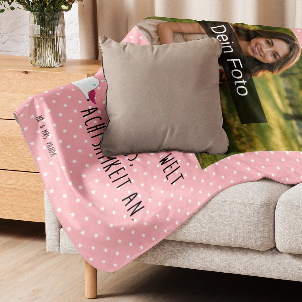 Sherpa Photo Cuddle Blanket unicorn yoga Foto Kuscheldecke, Einhorn, Einhörner, Einhorn Deko, Unicorn, süß, Sport, lustig, Achtsamkeit, Yogamatte, Joga, Yoga, Entspannung, Namaste, witzig