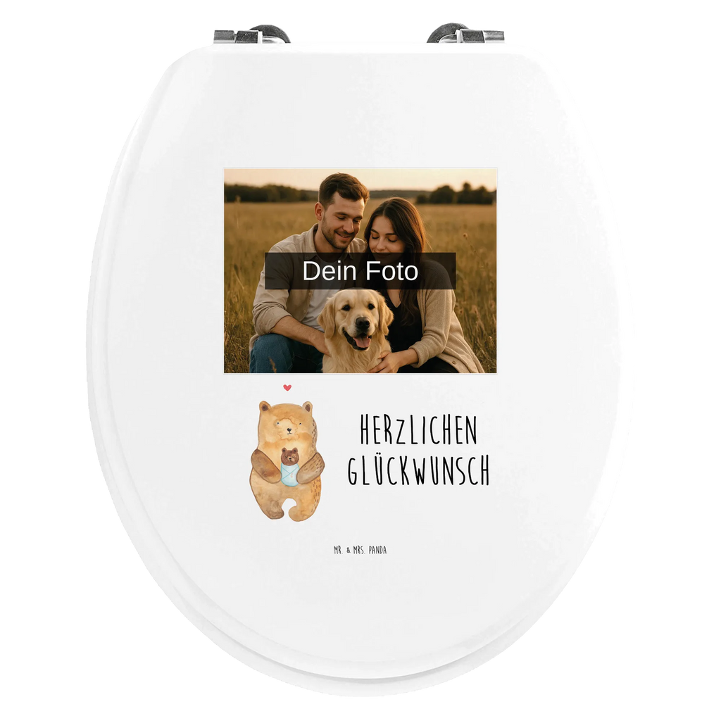 Personalisierter Foto WC Sitz Motiv Bär Baby Personalisierter Toilettendeckel mit Foto, Personalisierter Klodeckel, Toilettendeckel mit Namen, Personalisierter WC-Sitz, WC Sitz mit Namen, Personalisierte Klobrille, Bär, Teddy, Teddybär, Taufe, Neffe, Baby, Enkel, Mutter, Geburt, Nichte, Geburtstag, Enkelin, Glückwunsch, Täufling, Eltern