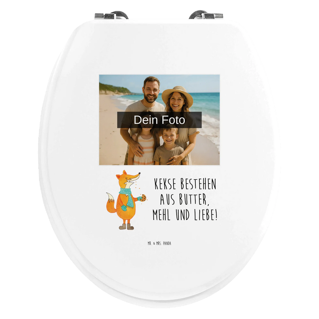 Personalisierter Foto WC Sitz Motiv Fuchs Keks WC Sitz mit Namen, Personalisierte Klobrille, Personalisierter Klodeckel, Personalisierter WC-Sitz, Toilettendeckel mit Namen, Personalisierter Toilettendeckel mit Foto, Fuchs, Füchse, Küche Deko, Winter, Backen Spruch, Weihnachtszeit, Plätzchen, Liebe, Kekse