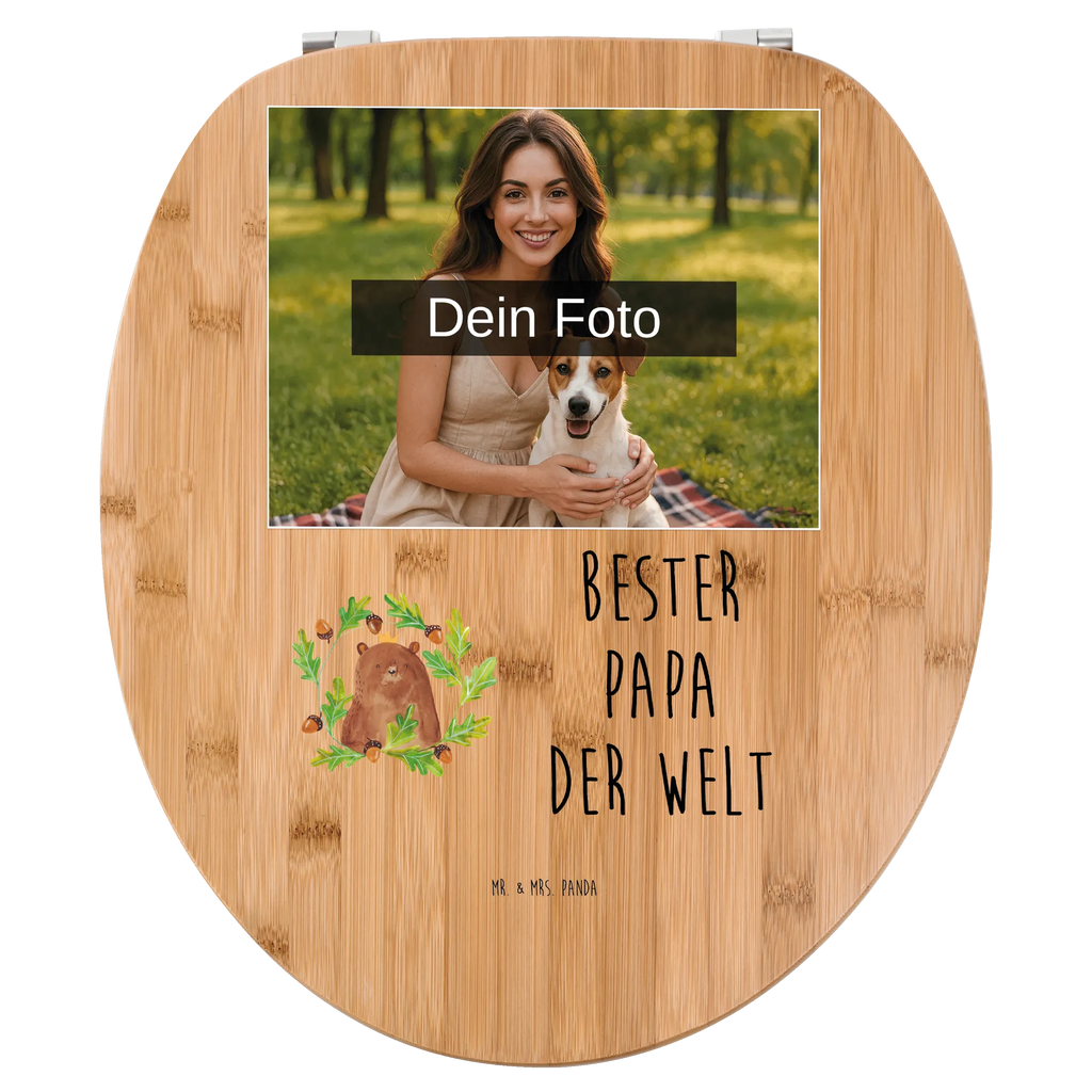 Personalisierter Foto WC Sitz Motiv Bär König Personalisierte Klobrille, Toilettendeckel mit Namen, WC Sitz mit Namen, Personalisierter Klodeckel, Personalisierter WC-Sitz, Personalisierter Toilettendeckel mit Foto, Bär, Teddy, Teddybär, Papa, Dad, bester Vater, Papa Bär, weltbester Papa, Papi, Vater, Daddy, Vatertag, bester Papa