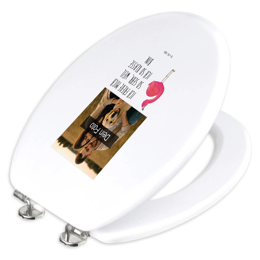 Personalisierter Foto WC Sitz Motiv Flamingo Stolz WC Sitz mit Namen, Personalisierter Toilettendeckel mit Foto, Personalisierte Klobrille, Personalisierter WC-Sitz, Toilettendeckel mit Namen, Personalisierter Klodeckel, Flamingo, Selbstliebe, Selbstakzeptanz, Freundin, Tochter, stolz, beste Freundin, Mama, Schwester, Freude