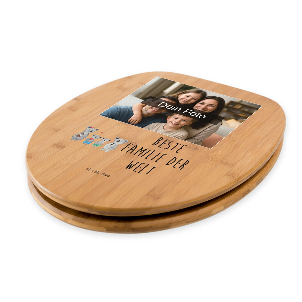 Personalisierter Foto WC Sitz Motiv Koala Familie zwei Toilettendeckel mit Namen, Personalisierter Klodeckel, Personalisierter WC-Sitz, Personalisierte Klobrille, WC Sitz mit Namen, Personalisierter Toilettendeckel mit Foto, Familie, Vatertag, Muttertag, Bruder, Schwester, Mama, Papa, Oma, Opa, Koalabär, Familienleben, Familienzeit, Koalafamilie, Lieblingsfamilie, Koala, beste Familie