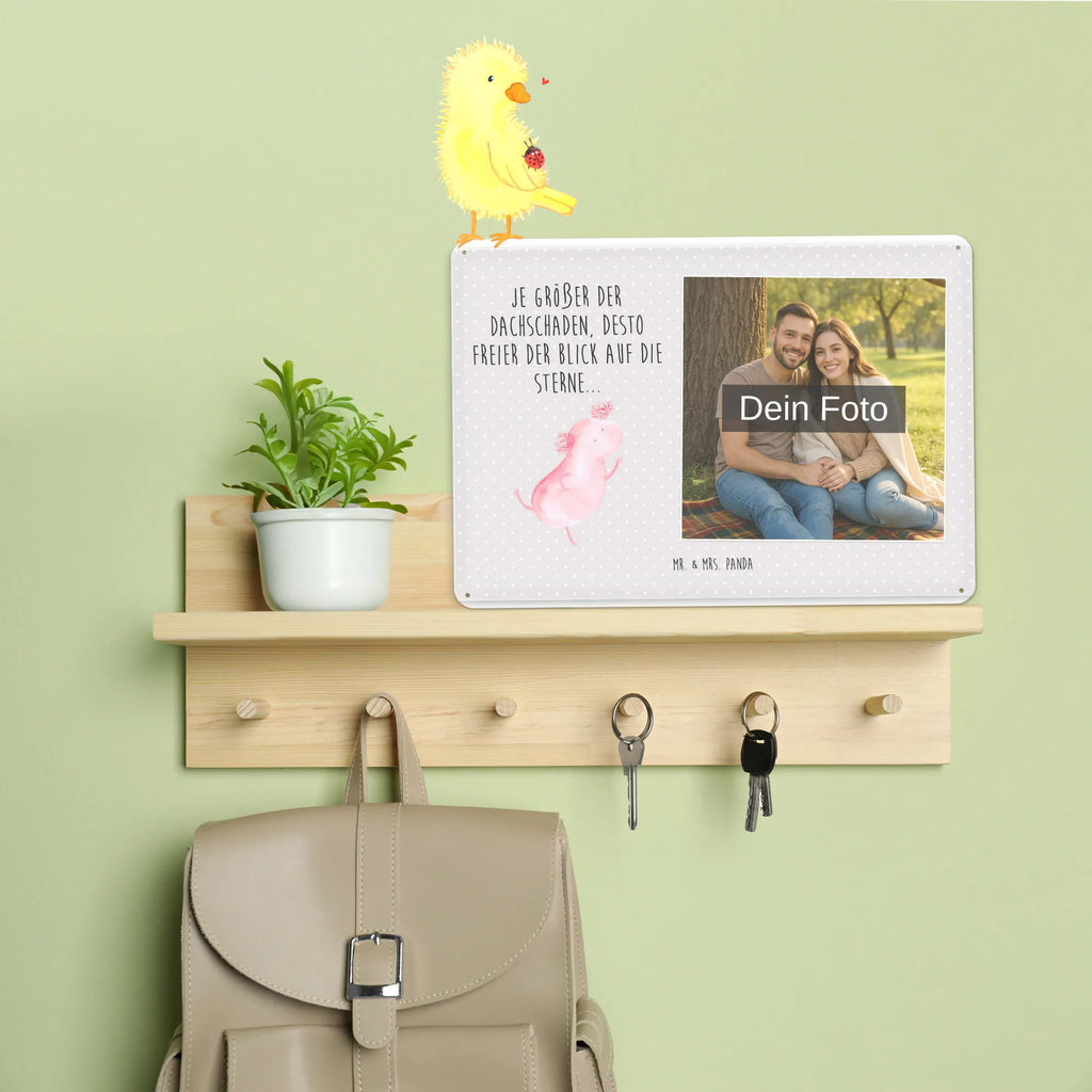 Personalized Photo Metal Sign axolotl Dance Axolotl, Axelotl, marine animals, Mexican walking fish, salamander, tailfish, stars, best friend, roof damage, axolot, girlfriend, amphibians, crazy