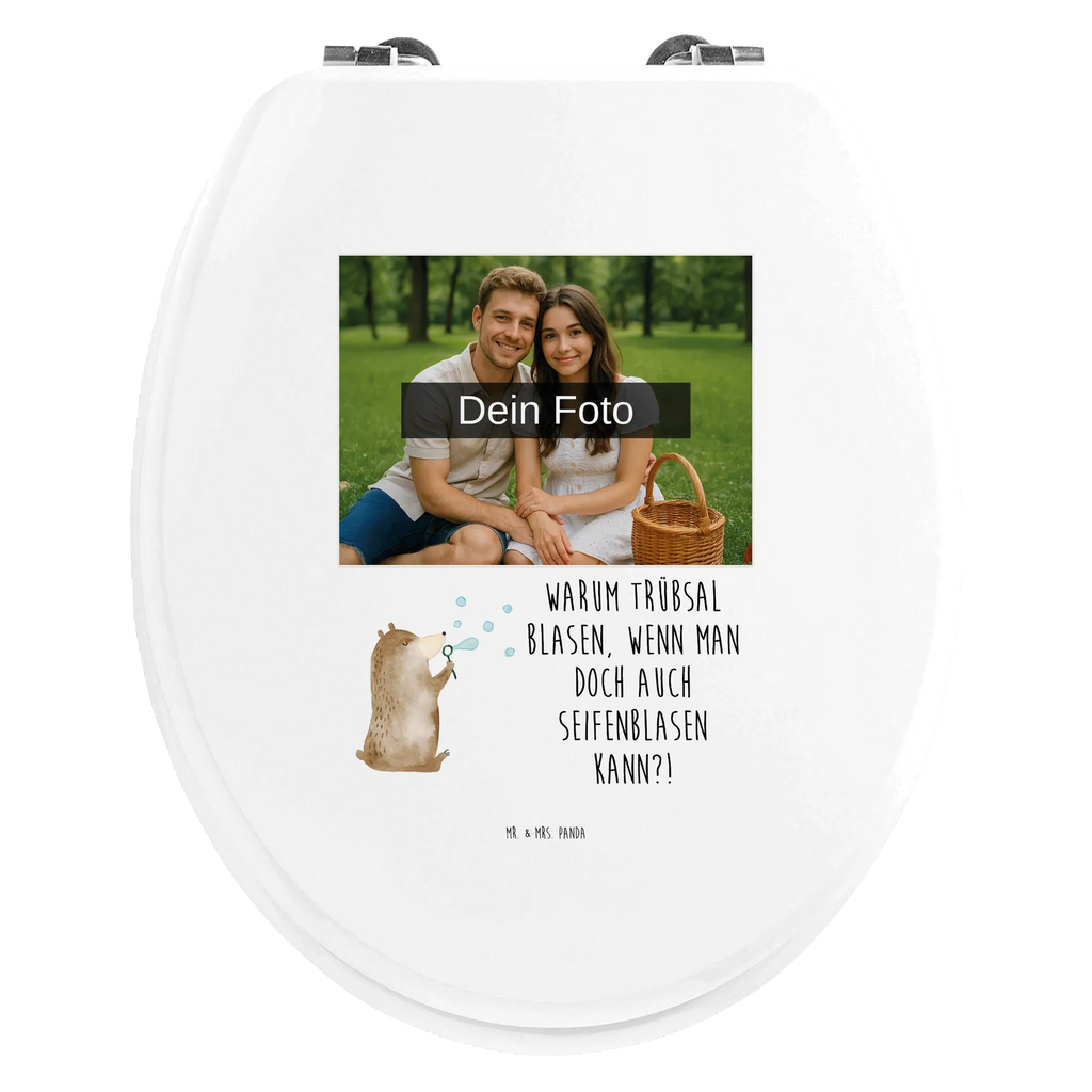 Personalisierter Foto WC Sitz Motiv Bär Seifenblasen Personalisierter Toilettendeckel mit Foto, Personalisierter WC-Sitz, Toilettendeckel mit Namen, Personalisierte Klobrille, WC Sitz mit Namen, Personalisierter Klodeckel, Bär, Teddy, Teddybär, Seifenblasen Bär Lustig Sein Glücklich Traurig Happy