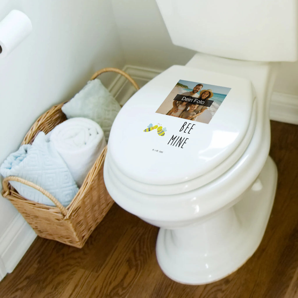 Personalisierter Foto WC Sitz Motiv Biene Liebe Personalisierter Toilettendeckel mit Foto, WC Sitz mit Namen, Toilettendeckel mit Namen, Personalisierte Klobrille, Personalisierter WC-Sitz, Personalisierter Klodeckel, Biene, Wespe, Hummel