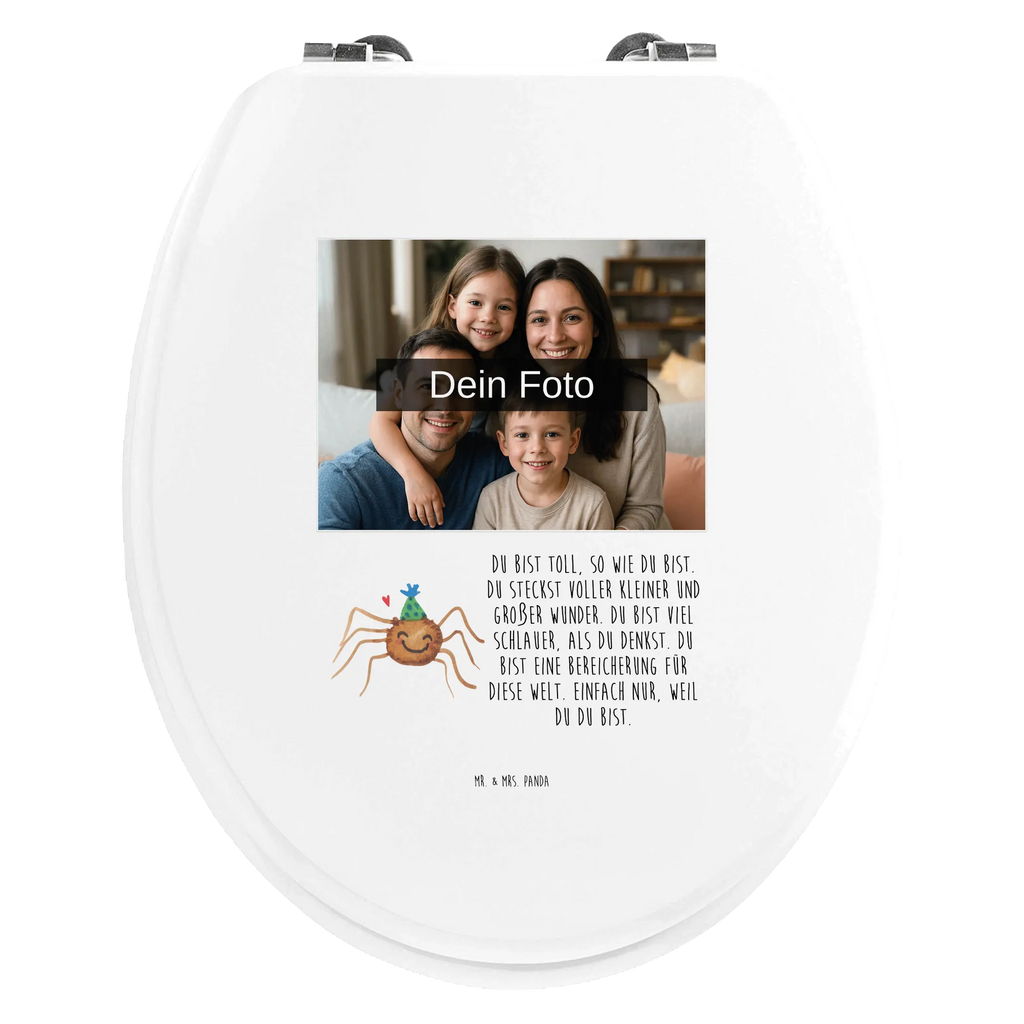 Personalisierter Foto WC Sitz Motiv Spinne Agathe Party Personalisierter Klodeckel, Toilettendeckel mit Namen, Personalisierte Klobrille, Personalisierter WC-Sitz, Personalisierter Toilettendeckel mit Foto, WC Sitz mit Namen, Spinne Agathe, Spinne, Agathe, Videos, Merchandise, Glück, Wunder, Motivation, Selbstliebe