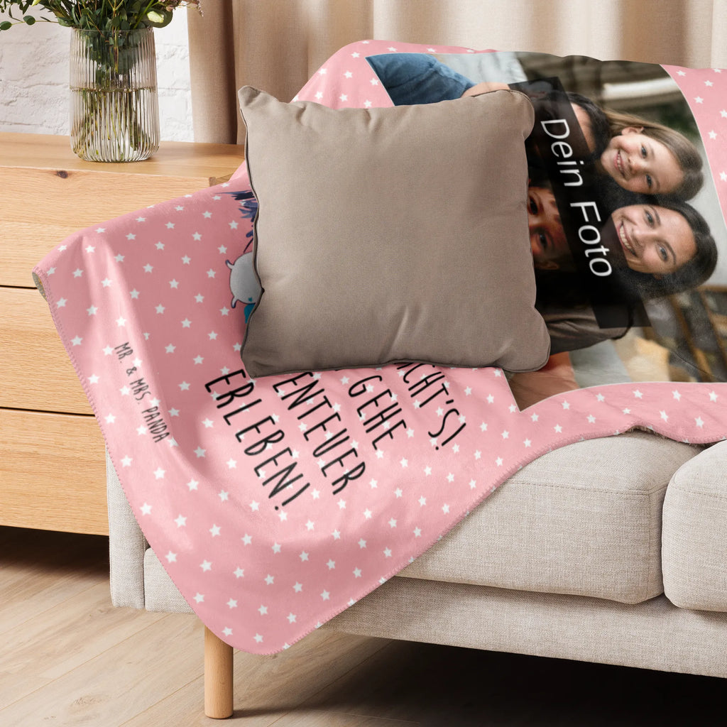 Sherpa Photo Cuddle Blanket unicorn climber Foto Kuscheldecke, Einhorn, Einhörner, Einhorn Deko, Unicorn, Urlaub, Abenteuer, Weltreise, Berge, Bergsteiger, Entdecker, Reisen, Abenteurer, Weltenbummler