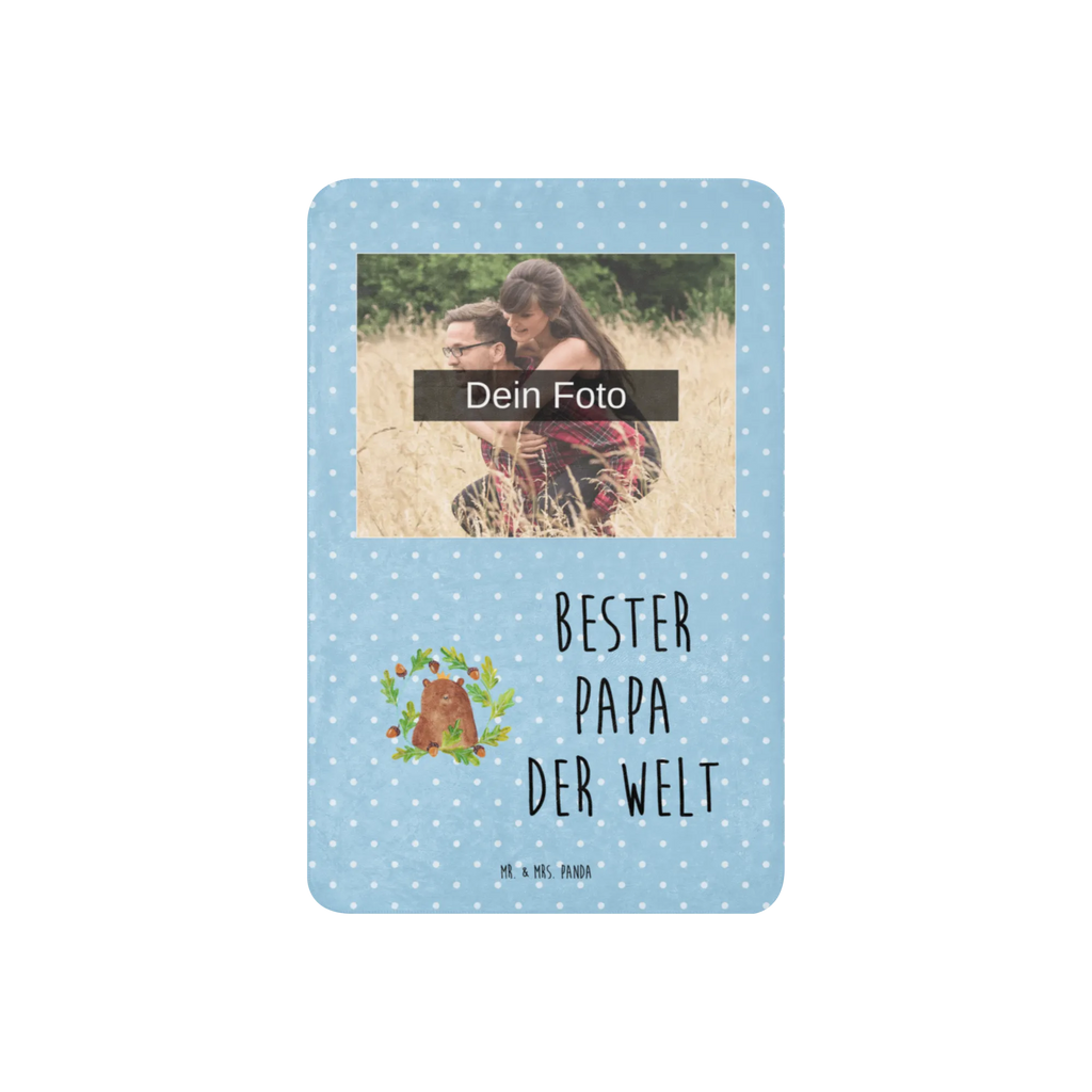 Sherpa Photo Cuddle Blanket bear king Foto Kuscheldecke, Bär, Teddy, Teddybär, weltbester Papa, Vater, Papa Bär, bester Vater, Vatertag, Papa, bester Papa, Dad, Papi, Daddy