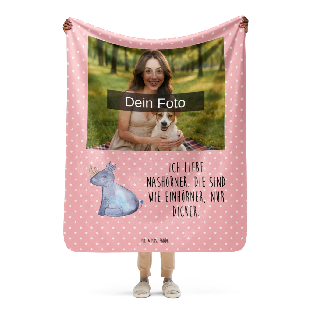 Sherpa Photo Cuddle Blanket unicorn rhino unicorn, unicorns, rhino, glitter, rhinoceros, funny, zoo, rainbow, funny saying, unicorn saying, witty, unicorn love, unicornpower, Unicorn