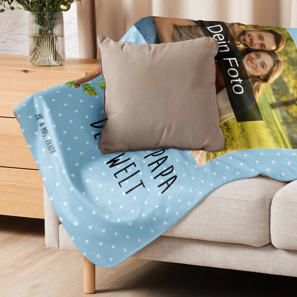 Sherpa Photo Cuddle Blanket bear king Foto Kuscheldecke, Bär, Teddy, Teddybär, weltbester Papa, Vater, Papa Bär, bester Vater, Vatertag, Papa, bester Papa, Dad, Papi, Daddy