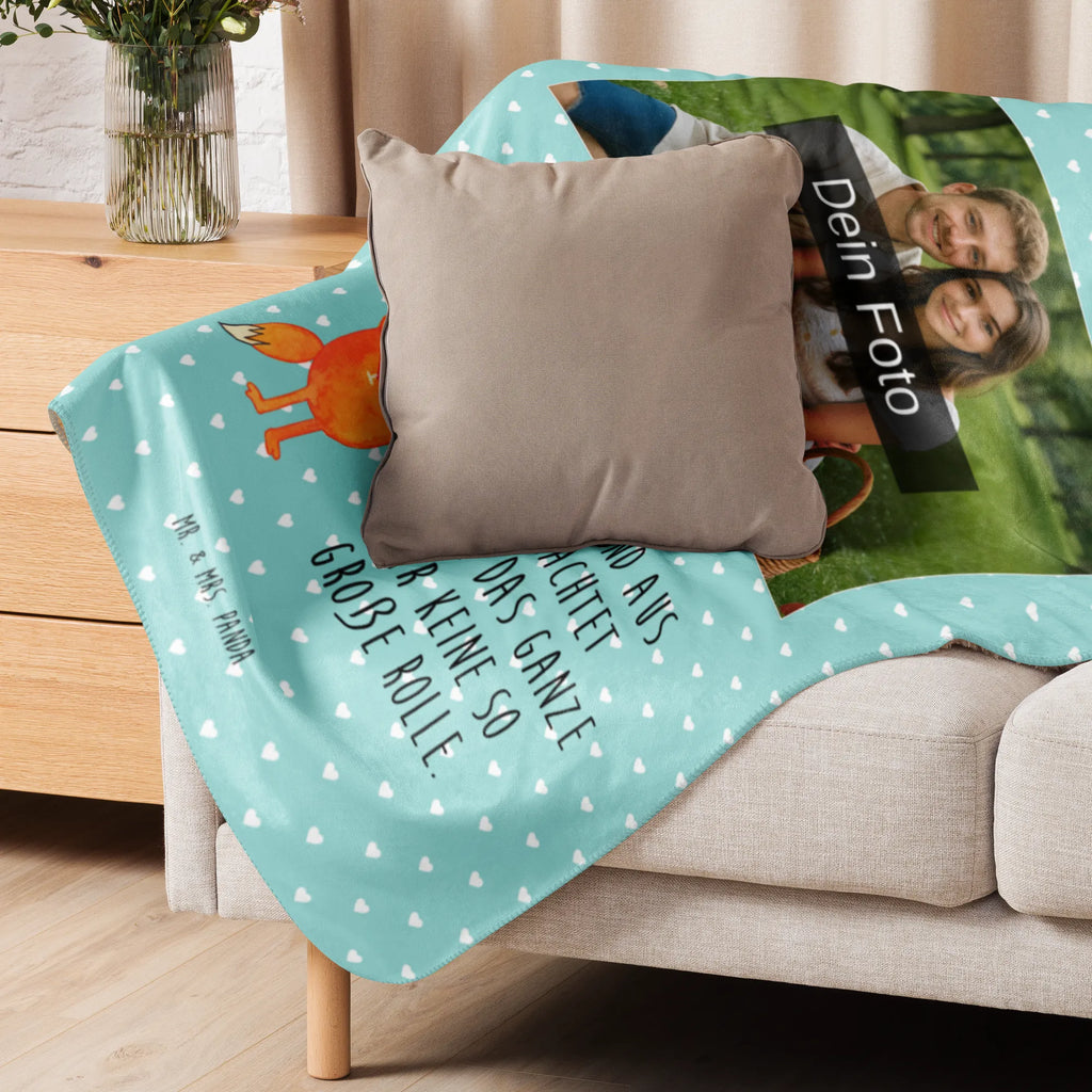 Sherpa Photo Cuddle Blanket Fox lord fox, foxes, forest wildlife, clever as a fox, animal lover, words of consolation, lovesickness gift, problem solving, saying funny, motivation saying
