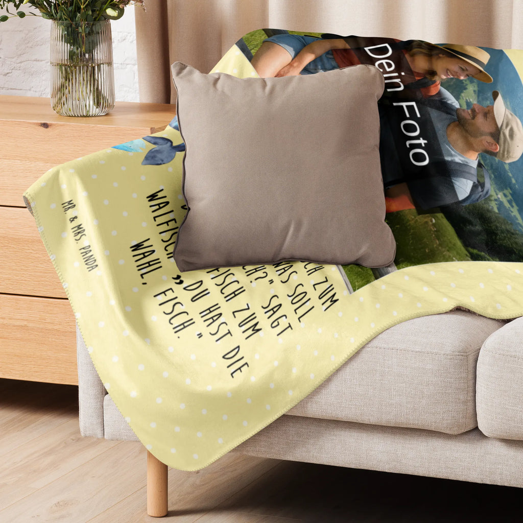 Sherpa Photo Cuddle Blanket whale tuna Foto Kuscheldecke, Tiermotive, Gute Laune, lustige Sprüche, Tiere, Flachwitz Geschenk, Wal, Tunfisch, Flachwitz, Wahl, Wortwitz lustig, Spruch lustig, Spruch des Tages, Witz