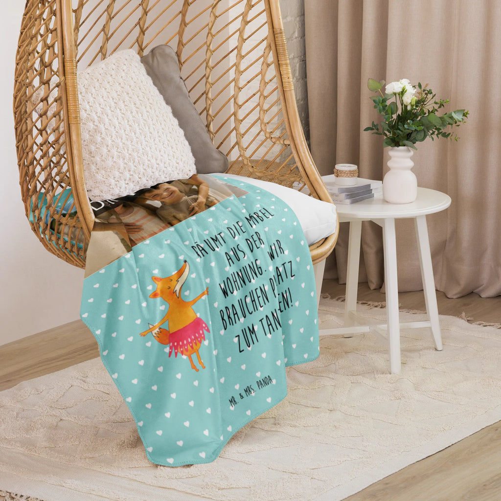 Sherpa Photo Cuddle Blanket Fox ballerina Foto Kuscheldecke, Fuchs, Tänzerin, Geburtstag, Ballett, Füchse, Fuchs Spruch, Füchsin, Einladung, Ballerina, Tanzen, Party