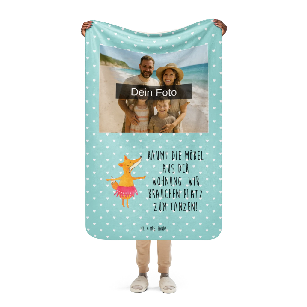 Sherpa Photo Cuddle Blanket Fox ballerina Foto Kuscheldecke, Fuchs, Tänzerin, Geburtstag, Ballett, Füchse, Fuchs Spruch, Füchsin, Einladung, Ballerina, Tanzen, Party