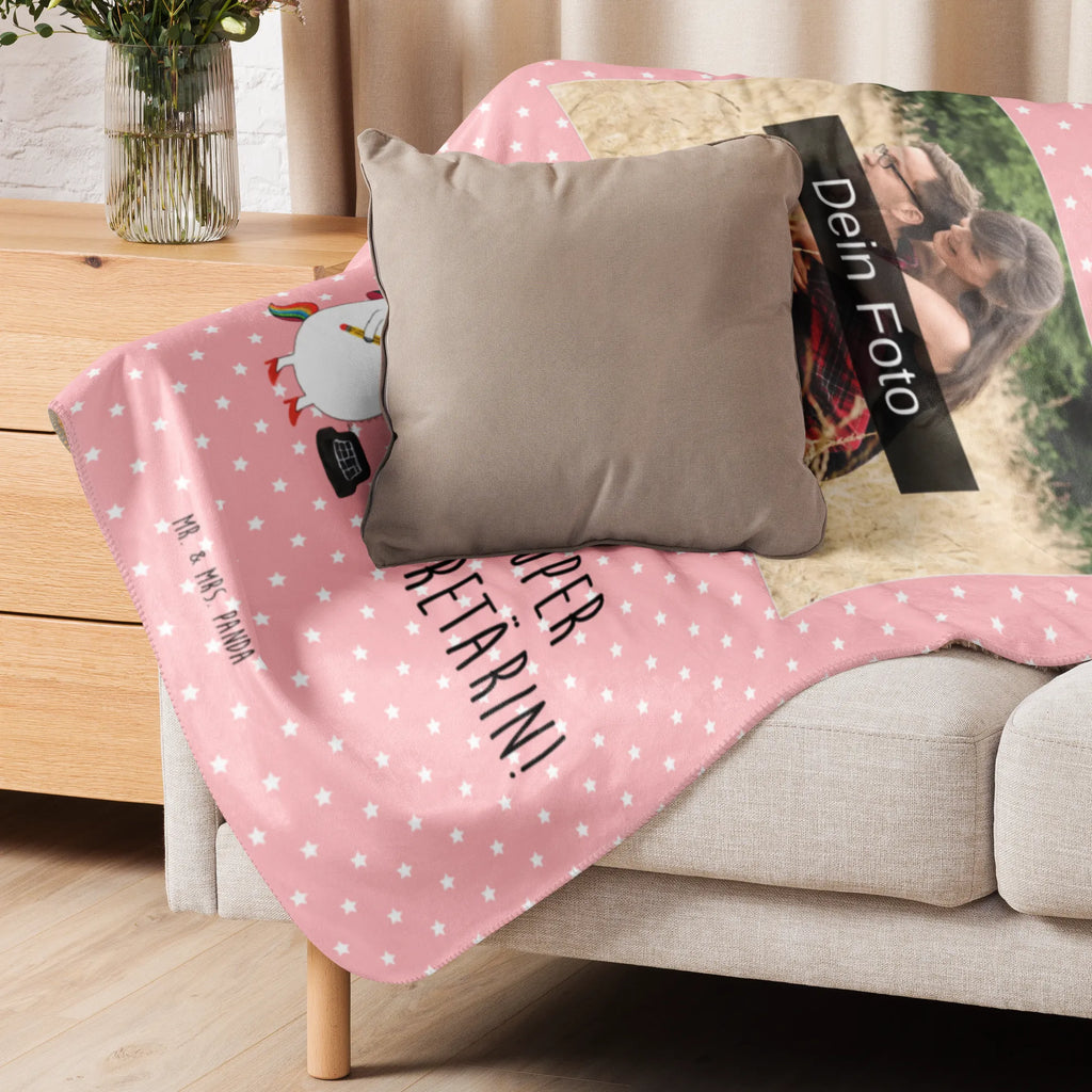 Sherpa Photo Cuddle Blanket unicorn secretary unicorn, unicorns, office help, secretary present, office worker, attorney, Secretary, tax office, gift colleg, office