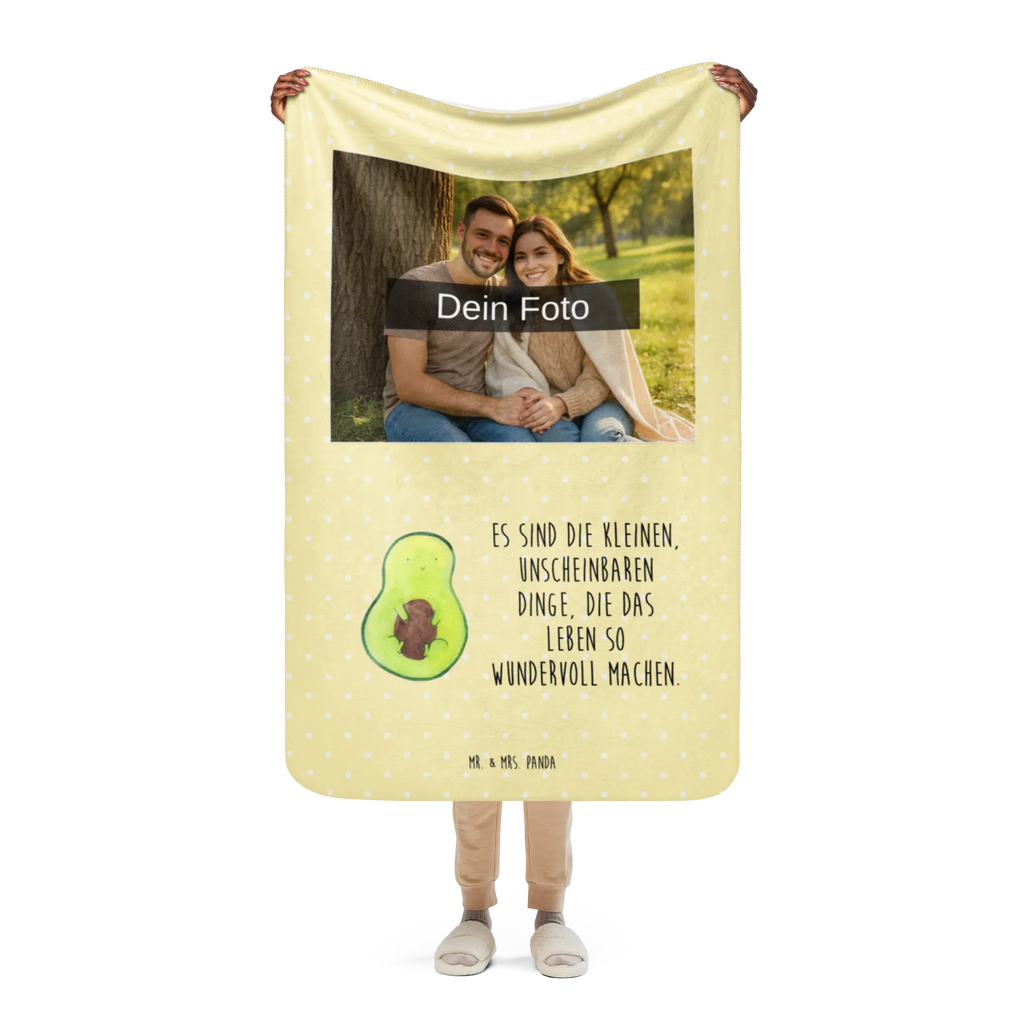 Sherpa Photo Cuddle Blanket avocado core avocado, vegetables, saying life, plant, seed, avocado seed