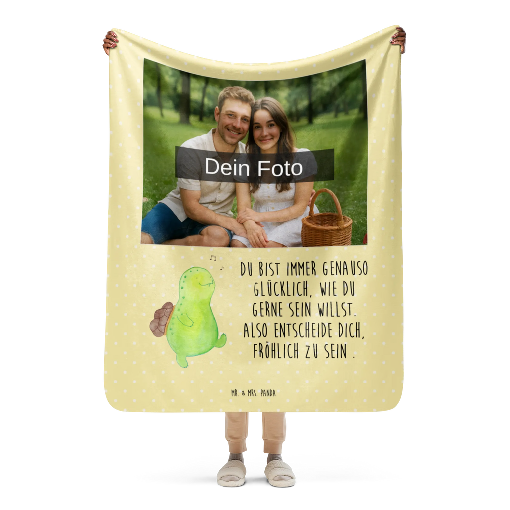 Sherpa Foto Kuscheldecke Schildkröte Pfeifen Foto Kuscheldecke, Schildkröte, Glück, Neuanfang, fröhlich, Lebensfreude, Trennung, Motivation, Schildi, Depression, Schildkröten