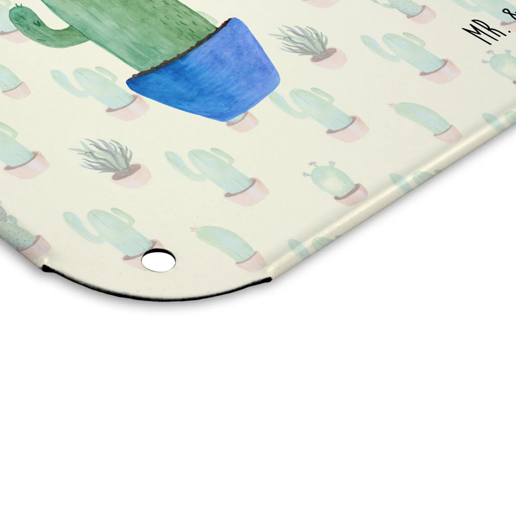 Spersonalizowany metalowy szyld ze zdjęciem kaktus Kapelusz Kaktus, Kaktusy