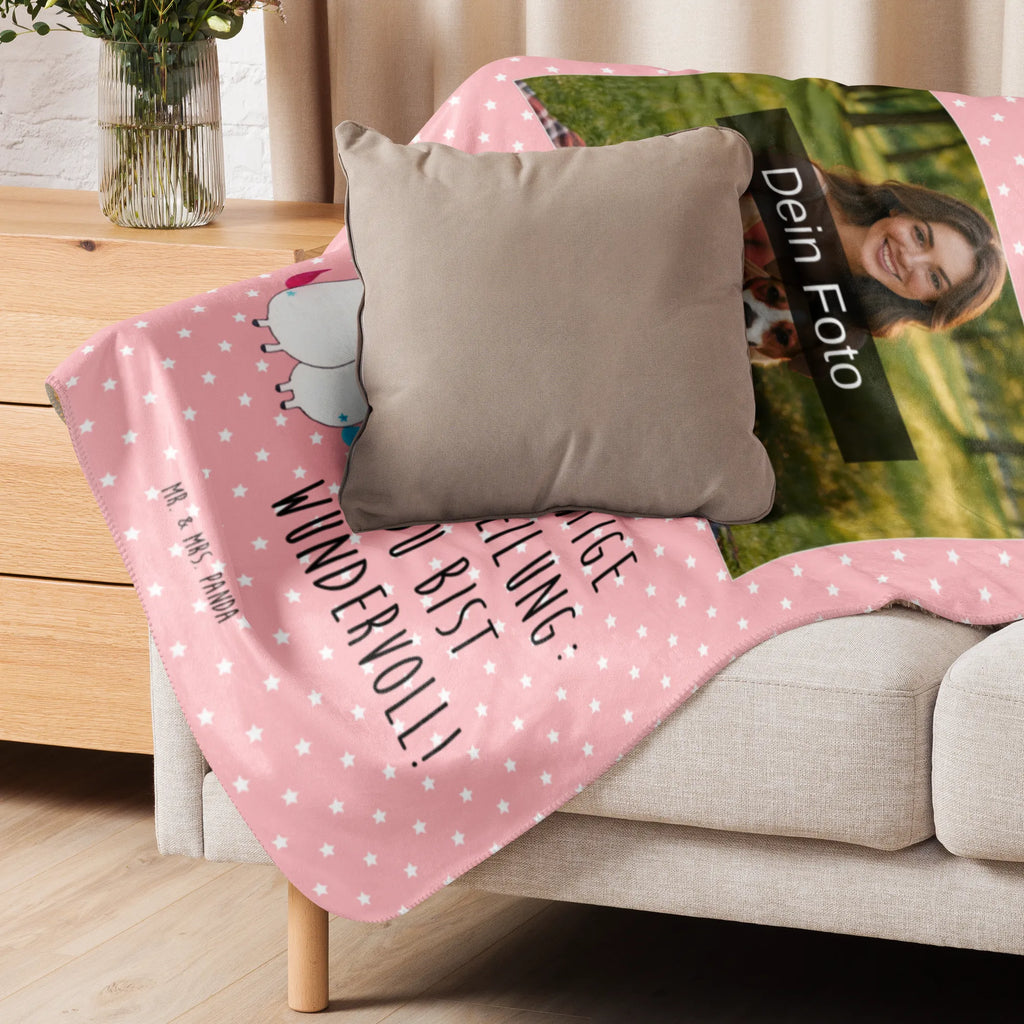 Sherpa Photo Cuddle Blanket unicorn communication unicorn, unicorns, partner, gift, Thank you, love, valentine's day, marriage, present, saying, witty, funny, Unicorn, valentine