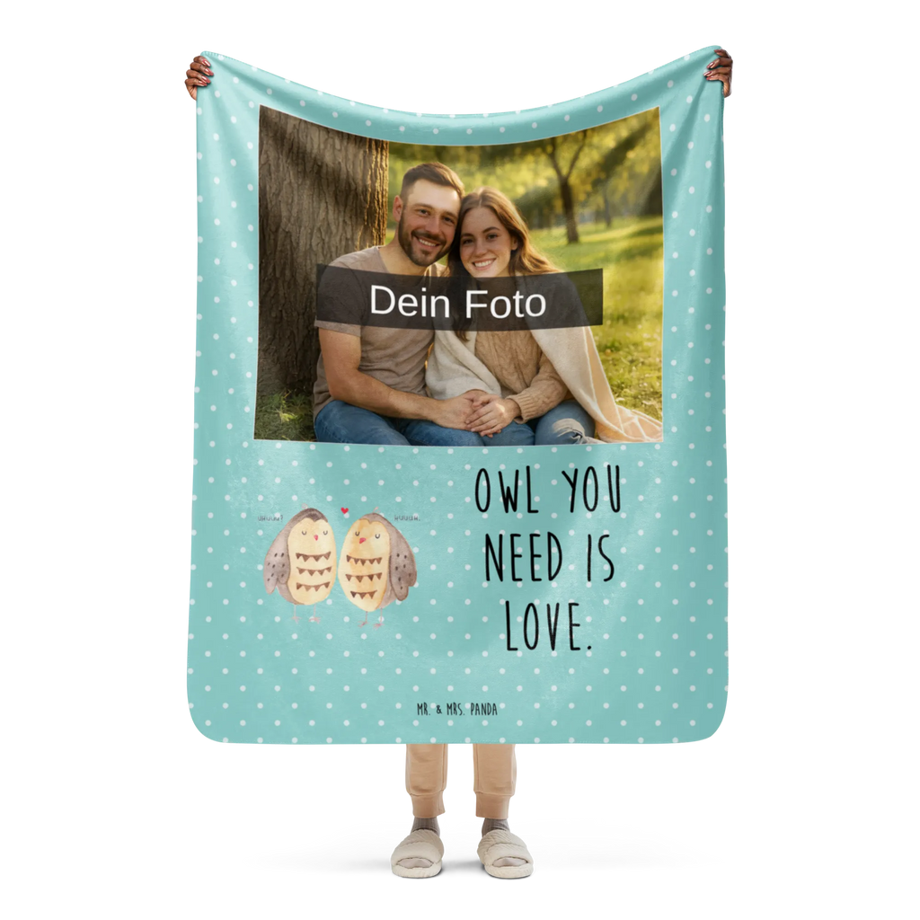 Sherpa Foto Kuscheldecke Eulen Liebe Foto Kuscheldecke, Eule, All you need is love, Liebe Spruch, Freundin Geschenk, Eule Deko, Liebe, Hochzeit Spruch, Owl, Wortspiel lustig, Freund