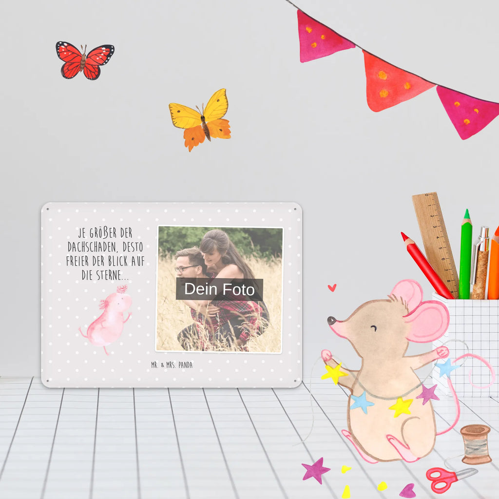 Personalized Photo Metal Sign axolotl Dance Axolotl, Axelotl, marine animals, Mexican walking fish, salamander, tailfish, stars, best friend, roof damage, axolot, girlfriend, amphibians, crazy