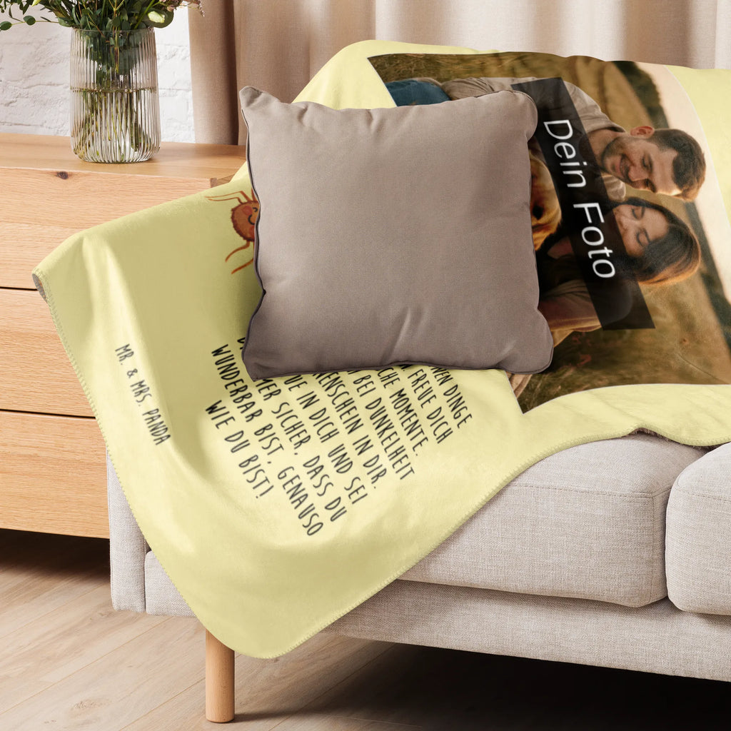 Sherpa Photo Cuddle Blanket Spider Agatha Motivation Foto Kuscheldecke, Spinne Agathe, Spinne, Agathe, Videos, Merchandise, Vertrauen, Liebe, Glück, Motivation, Dankeschön