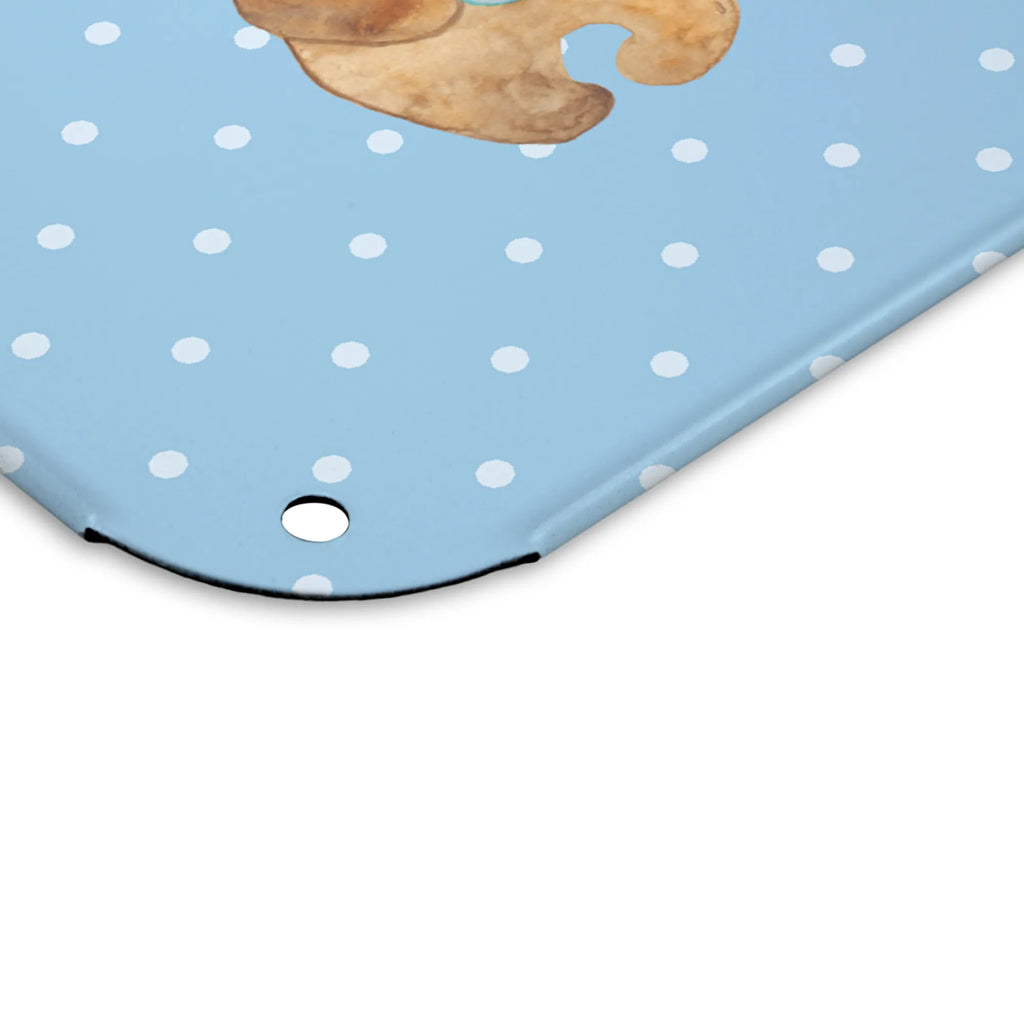 Personalized Photo Metal Sign bear infant bear, teddy, teddy bear, cuddly toy, grandchild, baby, congratulations, baptized child, mother, baptism, birth, birthday, parents, nephew, niece, grandson