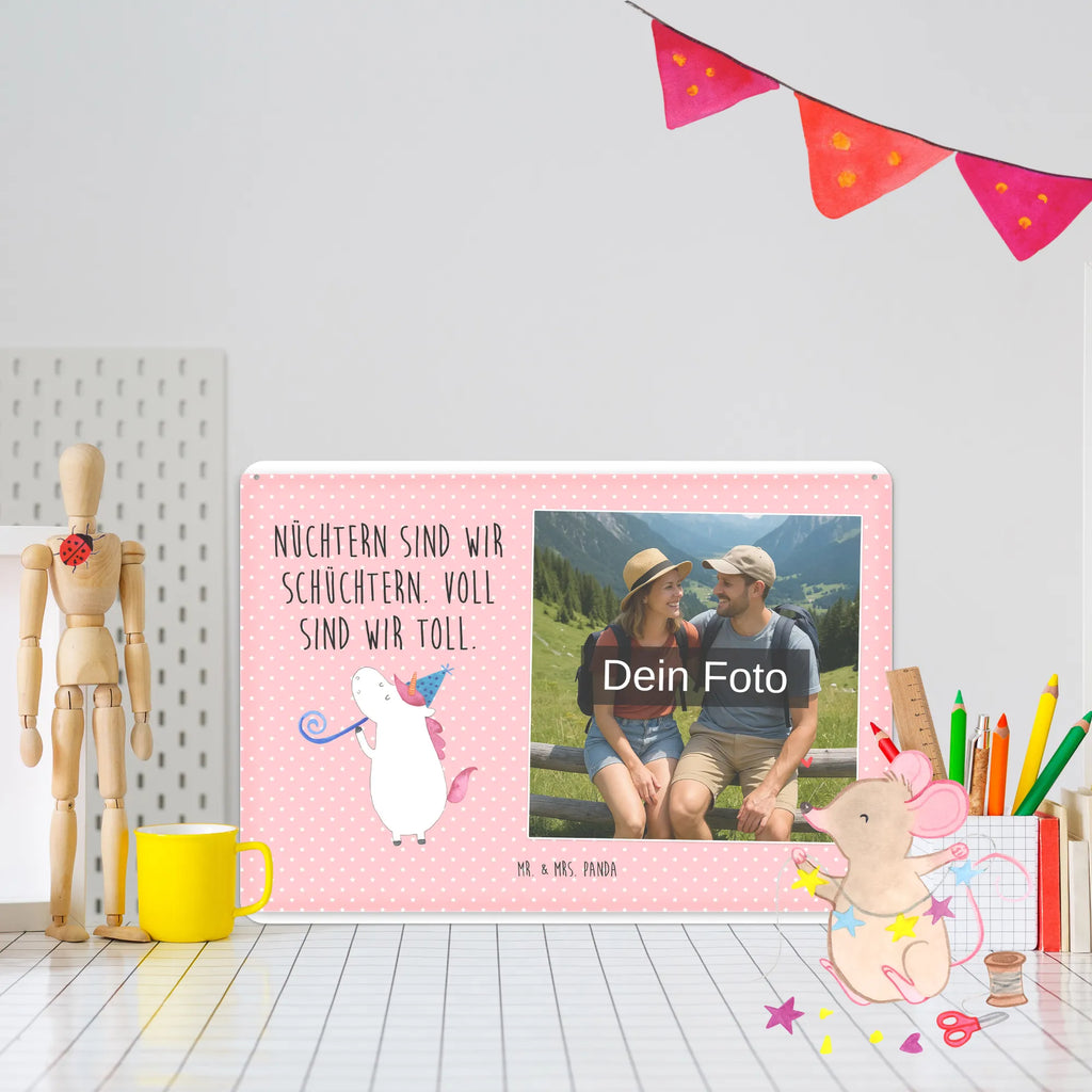 Personalized Photo Metal Sign unicorn party unicorn, unicorns, Disco, Confetti, Feast, birthday, Alcohol, Birthday, Unicorns, Party, Birthday present, Club, Celebration, Glitter