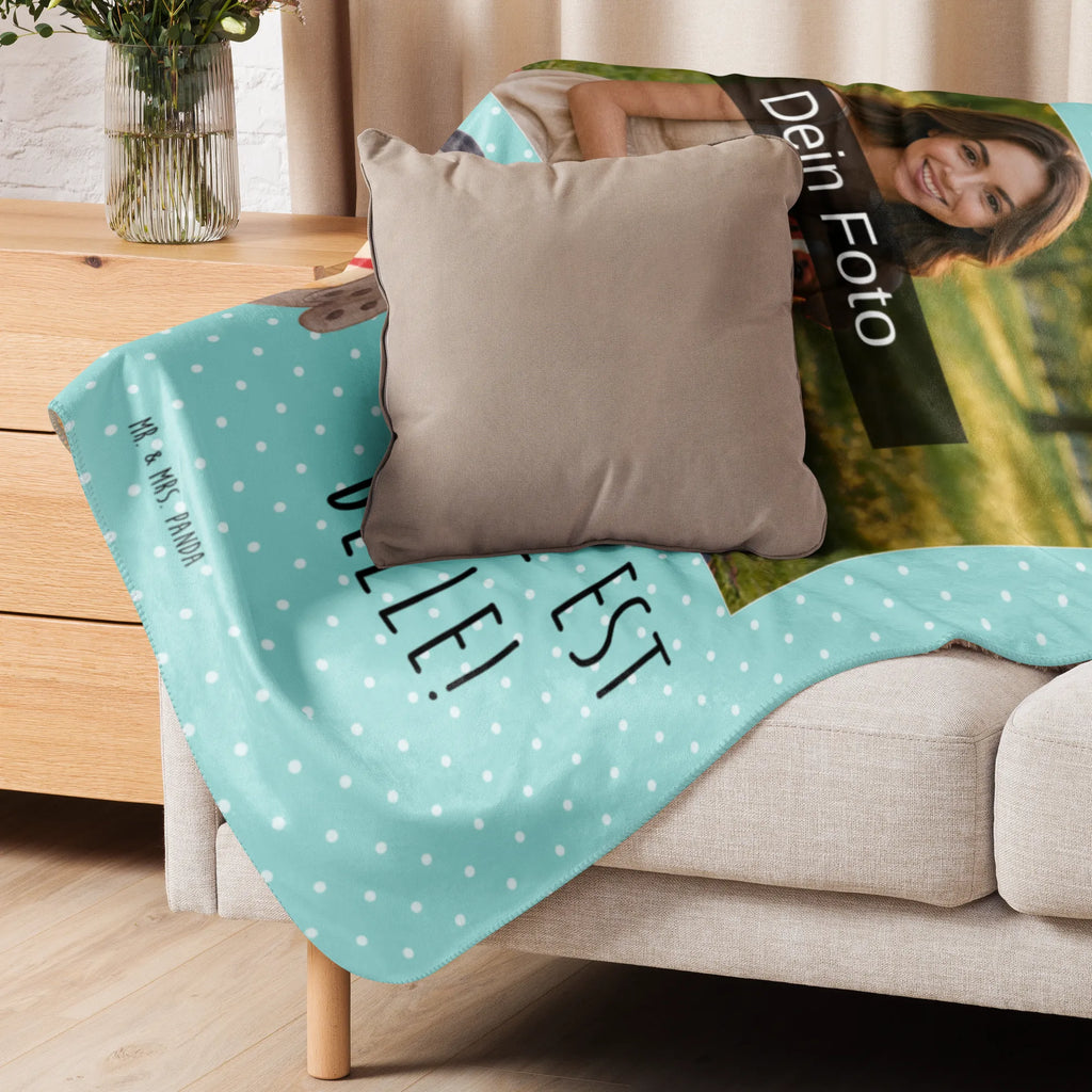 Sherpa Foto Kuscheldecke Eule Frankreich Foto Kuscheldecke, Eule, Eule Deko, das Leben ist schön, Spruch schön, hibou, Eulen, Spruch Französisch, La vie est belle, Frankreich, Owl