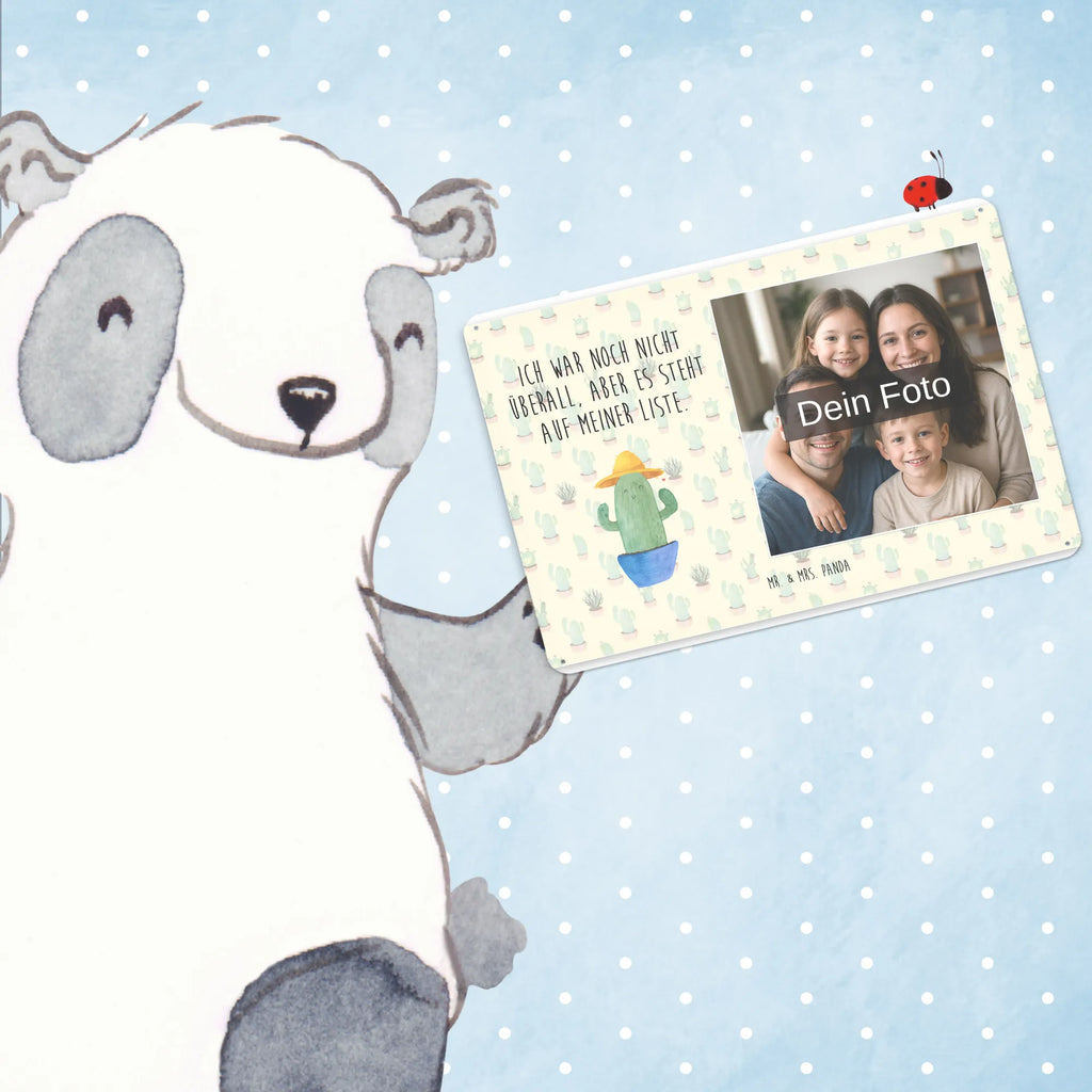 Spersonalizowany metalowy szyld ze zdjęciem kaktus Kapelusz Kaktus, Kaktusy