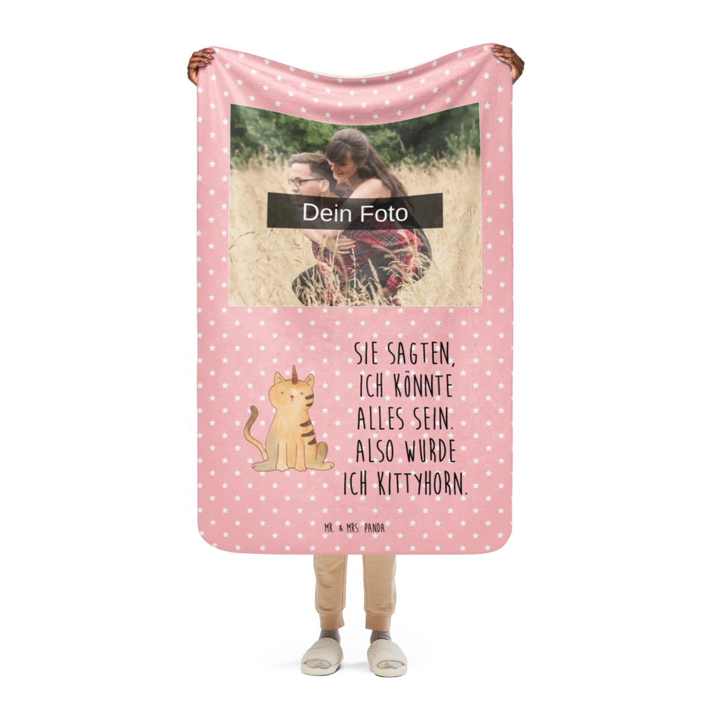 Sherpa Photo Cuddle Blanket unicorn Cat unicorn, unicorns, cat present, cat lover, cat gift, Kitty, Rainbow, Unicorn, Glitter, Kittycorn