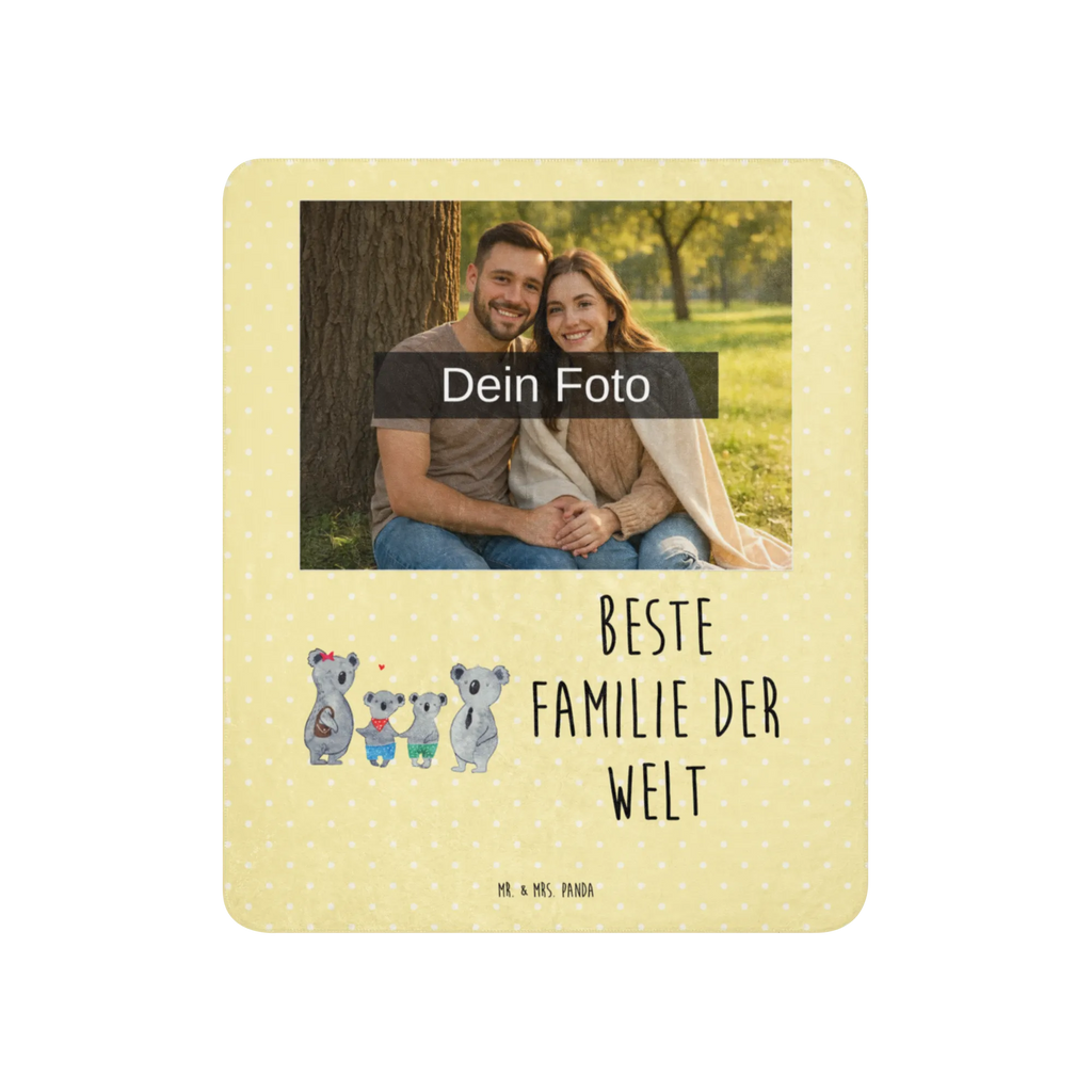 Sherpa Photo Cuddle Blanket Koala family with two kids Foto Kuscheldecke, Familie, Vatertag, Muttertag, Bruder, Schwester, Mama, Papa, Oma, Opa, Koala, Familienleben, beste Familie, Koalafamilie, Lieblingsfamilie, Familienzeit, Koalabär