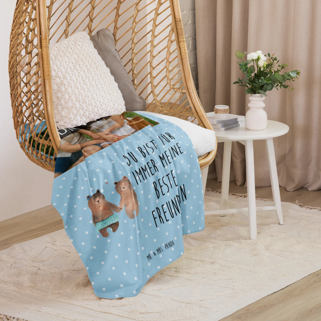 Sherpa Photo Cuddle Blanket bear Girlfriend bear, teddy, teddy bear, cuddly toy, bear girlfriend best friend love proof of love loves buddy buddy