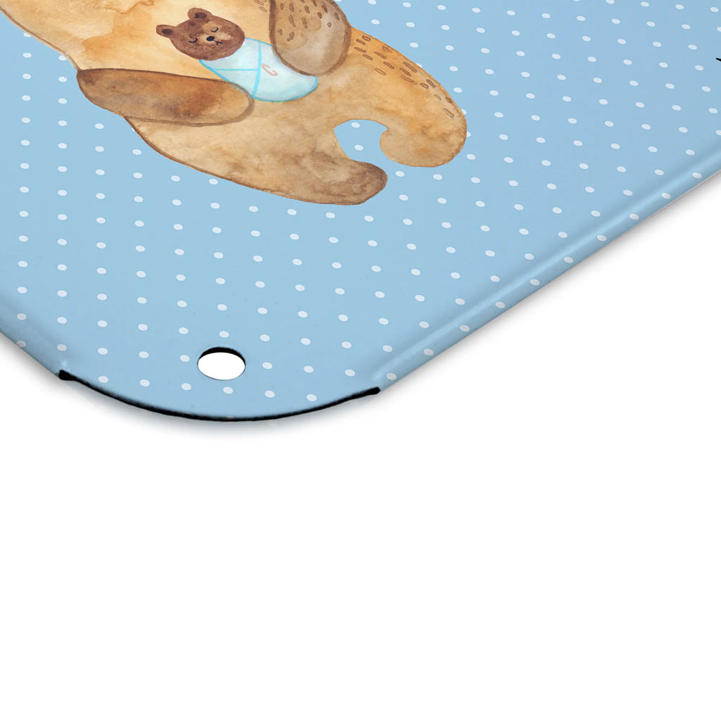 Personalized Photo Metal Sign bear infant bear, teddy, teddy bear, cuddly toy, grandchild, baby, congratulations, baptized child, mother, baptism, birth, birthday, parents, nephew, niece, grandson