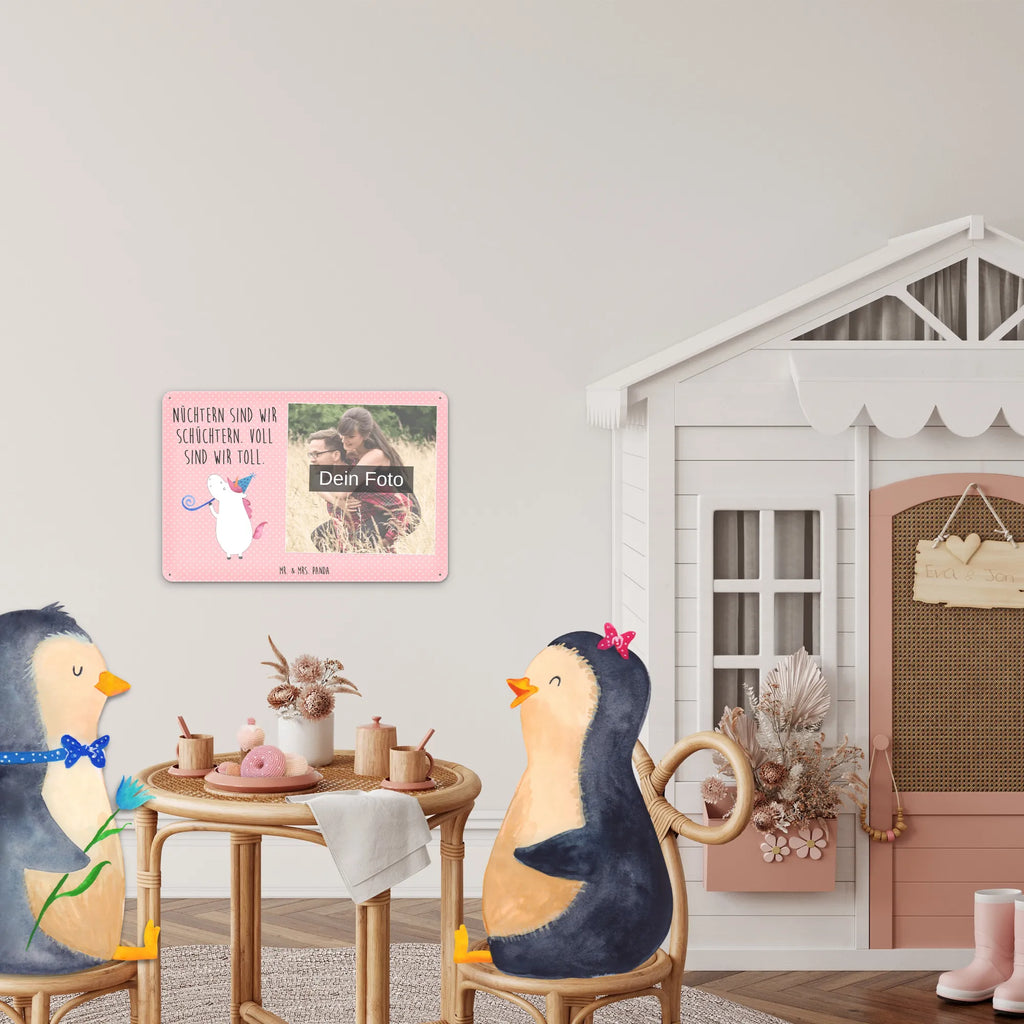 Personalized Photo Metal Sign unicorn party unicorn, unicorns, Disco, Confetti, Feast, birthday, Alcohol, Birthday, Unicorns, Party, Birthday present, Club, Celebration, Glitter