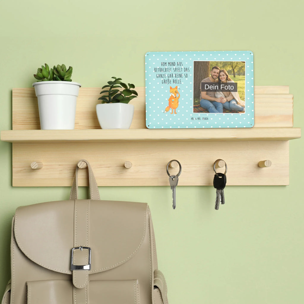 Personalized Photo Metal Sign Fox lord fox, foxes, forest wildlife, clever as a fox, animal lover, saying funny, problem solving, lovesickness gift, motivation saying, words of consolation