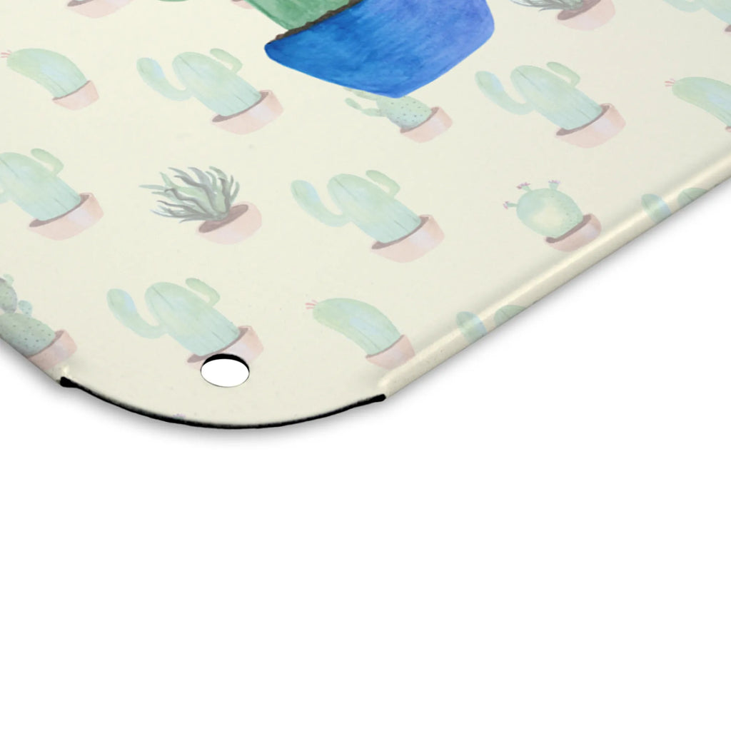 Spersonalizowany metalowy szyld ze zdjęciem kaktus Kapelusz Kaktus, Kaktusy