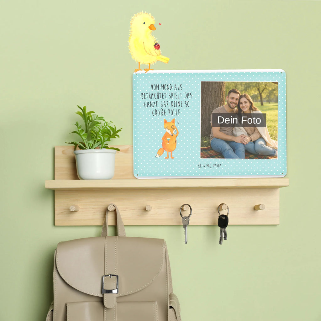 Personalized Photo Metal Sign Fox lord fox, foxes, forest wildlife, clever as a fox, animal lover, saying funny, problem solving, lovesickness gift, motivation saying, words of consolation