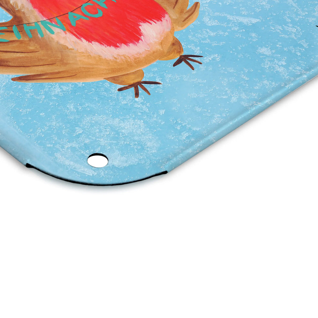 Personalized Photo Metal Sign robin Christmas Winter, Christmas, Christmas time, snow, Christmas Eve, Christmas motif, Merry Christmas, winter, bird, xmas, Christmas greeting