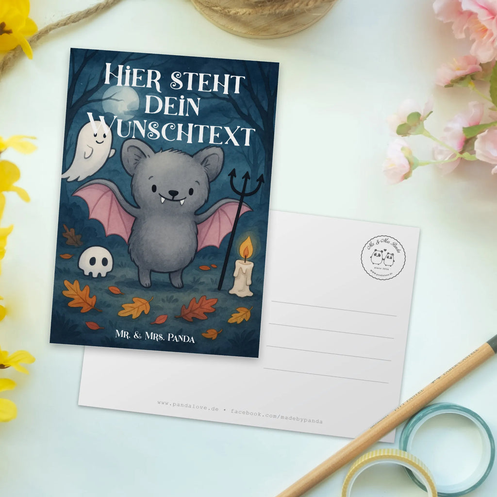 Personalisierte Postkarte Fledermaus Dracula Design Einladung mit Wunschtext, Karte mit Wunschtext, Grußkarte mit Wunschtext, Grußkarte mit Namen, Postkarte mit Namen, Geschenkkarte mit Wunschtext, Geschenkkarte mit Namen, Karte mit Namen, Postkarte mit Wunschtext, Ansichtskarte mit Wunschtext, Ansichtskarte mit Namen, Einladung mit Namen, Postkarte bedrucken, Postkarte personalisierbar, Halloween, Deko, Martinssingen, Dekoration, Geschenke, Schenken