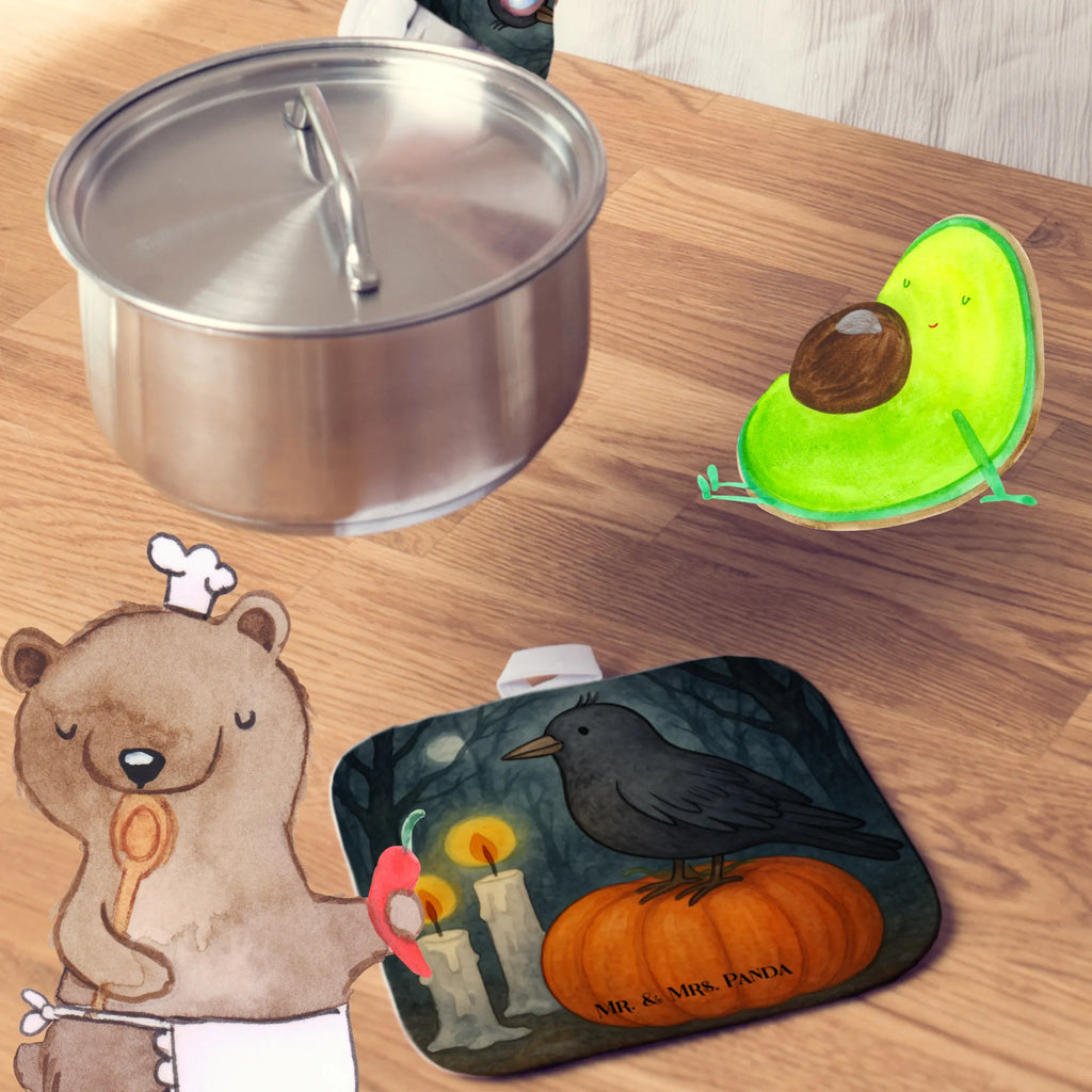 2er Set Topflappen  Krähe Halloween Design Topflappen 2er Set, Schöne Topflappen, Topflappen lustig, Ofenhandschuh, Topflappenset, Ofenhandschuhe, Topfuntersetzer, Topflappen, Topfhandschuhe, Topflappen mit Spruch, Topflappen Set, Topfhandschuh, Halloween, Deko, Martinssingen, Dekoration, Geschenke, Schenken