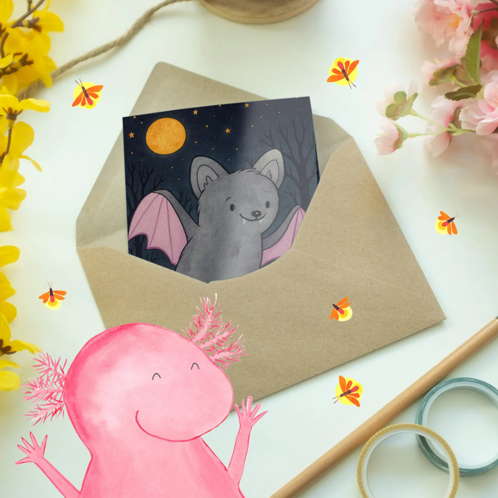 Personalisierte Grußkarte Fledermaus Erschrecken Design Grußkarte als Geldgeschenk, Grußkarte mit Namen, Grußkarte mit persönlichen Nachrichten, Personalisiertere Klappkarte, Personalisierte Einladungskarte, Personalisierte Hochzeitskarte, Grußkarte selbst gestalten, Personalisierte Grußkarte, Personalisierte Karte, Grußkarten personalisiert, Grußkarte selber drucken, Personalisierte Glückwunschkarte, Personalisierte Geburtstagskarte, Halloween, Deko, Martinssingen, Dekoration, Geschenke, Schenken