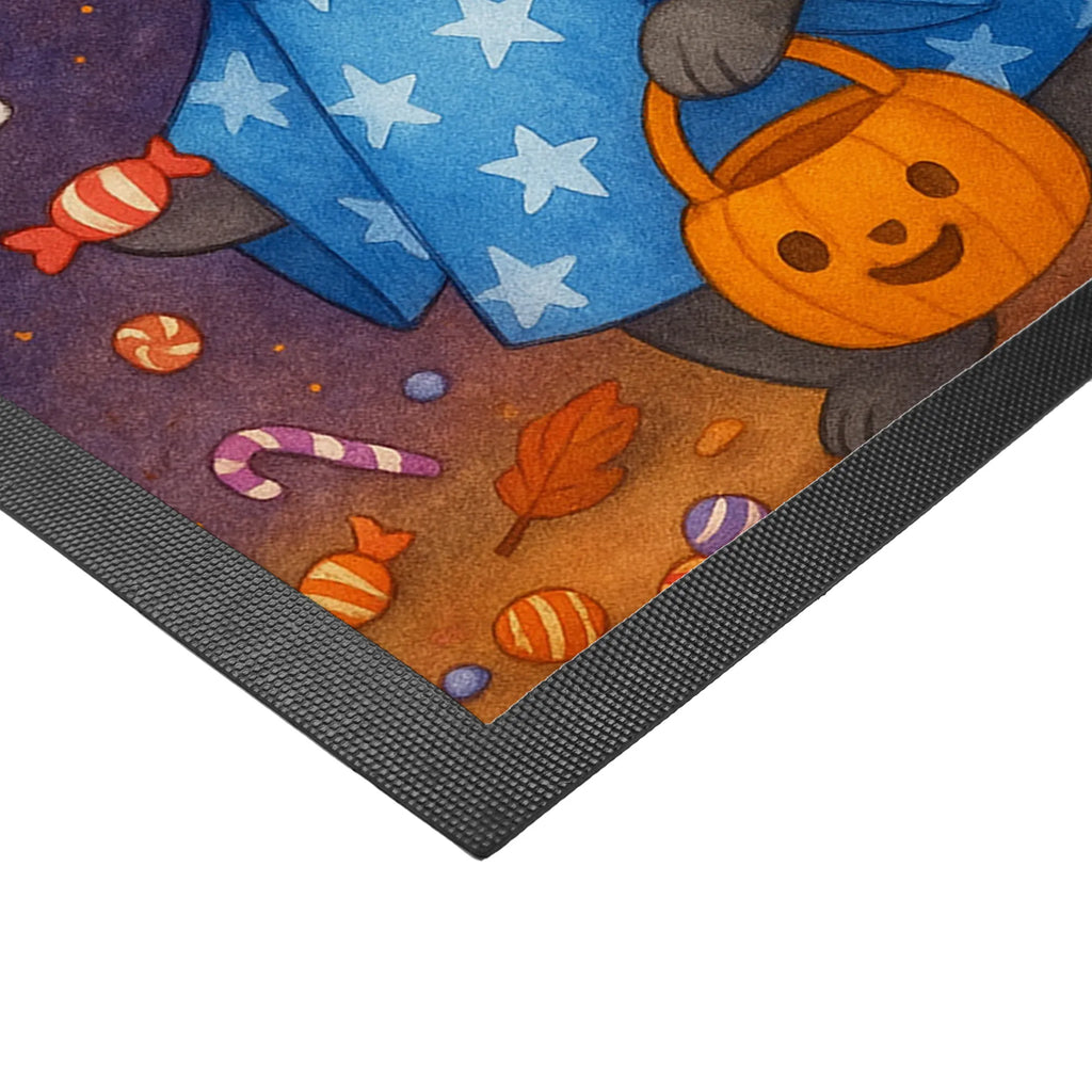 Personalisierte Fußmatte Panda Zauberer Design Namensfussmatte, Bedrucken, Fußmatte Bedrucken, Personalisierung, Türvorleger Personalisiert, Personalisiert, Fußmatte mit Namen, Türvorleger mit Namen, Personalisierte Fußmatte, Haustürmatte Personalisiert, Wunschnamen, Geschenke, Schenken, Deko, Dekoration, Halloween, Martinssingen, Zauberer, Gespenst, Panda, Süßes Sonst Gibt's Saures, Halloween Deko, Trick Or Treat