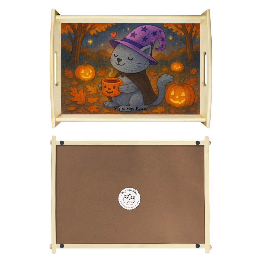 Tablett Kater Kaffee Design Küchentablett, Holztablett, Tablett, Dekotablett, Frühstückstablett, Serviertablett, Halloween, Deko, Martinssingen, Dekoration, Geschenke, Schenken, Kater, Kaffee, Magie, Hexe