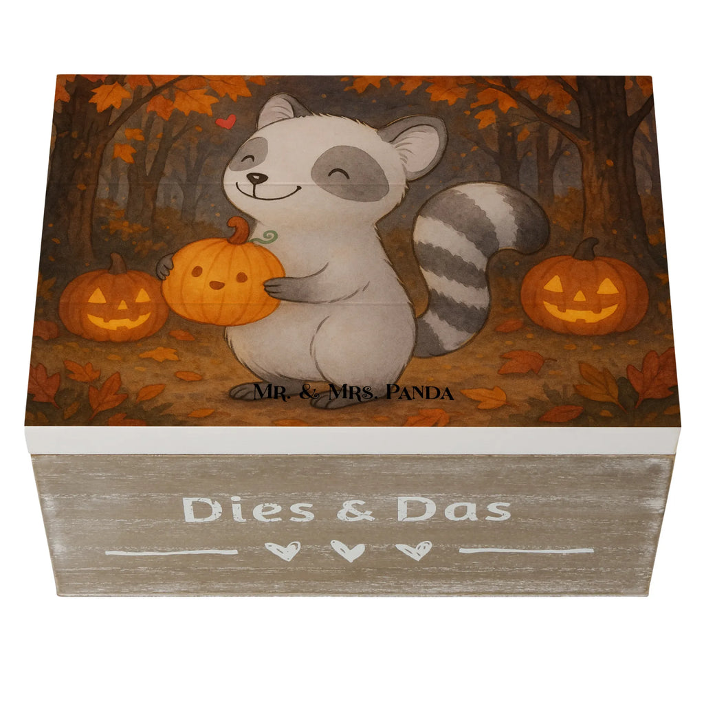 Holzkiste Waschbär Kürbis Design Erinnerungsbox, Holzkiste, Geschenkbox, Geschenkdose, Schatulle, Dekokiste, Erinnerungskiste, XXL, Truhe, Aufbewahrungsbox, Kiste, Schatzkiste, Halloween, Deko, Martinssingen, Dekoration, Geschenke, Schenken, Waschbär, Trick or Treat, Kürbis, Süßes sonst gibt's saures, Halloween Deko