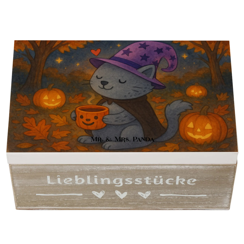 Holzkiste Kater Kaffee Design Erinnerungskiste, Holzkiste, Truhe, Aufbewahrungsbox, Schatzkiste, Geschenkdose, Geschenkbox, Kiste, XXL, Erinnerungsbox, Schatulle, Dekokiste, Halloween, Deko, Martinssingen, Dekoration, Geschenke, Schenken, Hexe, Magie, Kater, Kaffee