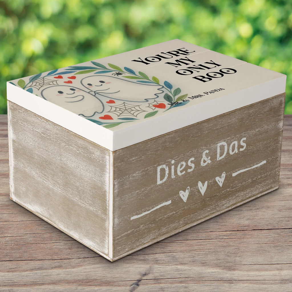 Holzkiste Gespenster  Liebe  Design XXL, Geschenkbox, Truhe, Geschenkdose, Schatulle, Kiste, Erinnerungskiste, Dekokiste, Schatzkiste, Erinnerungsbox, Aufbewahrungsbox, Holzkiste, Halloween, Deko, Martinssingen, Dekoration, Geschenke, Schenken, Verliebt, Paar, Gespenst