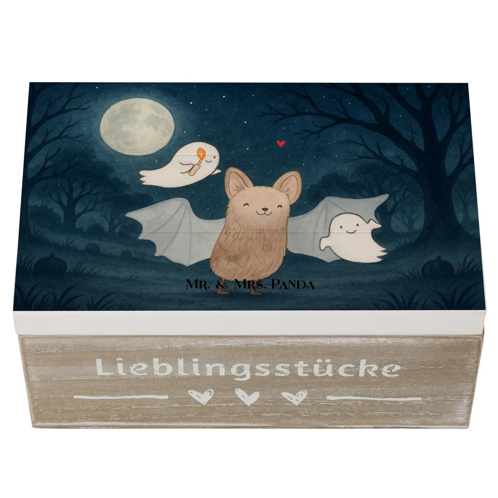 Holzkiste Fledermaus Gespenster Design Schatzkiste, Geschenkdose, Erinnerungsbox, Dekokiste, Erinnerungskiste, Truhe, Aufbewahrungsbox, Holzkiste, XXL, Kiste, Schatulle, Geschenkbox, Halloween, Deko, Martinssingen, Dekoration, Geschenke, Schenken, Fledermaus, Süßes sonst gibt's saures, Halloween Deko, Trick or Treat, Gespenster